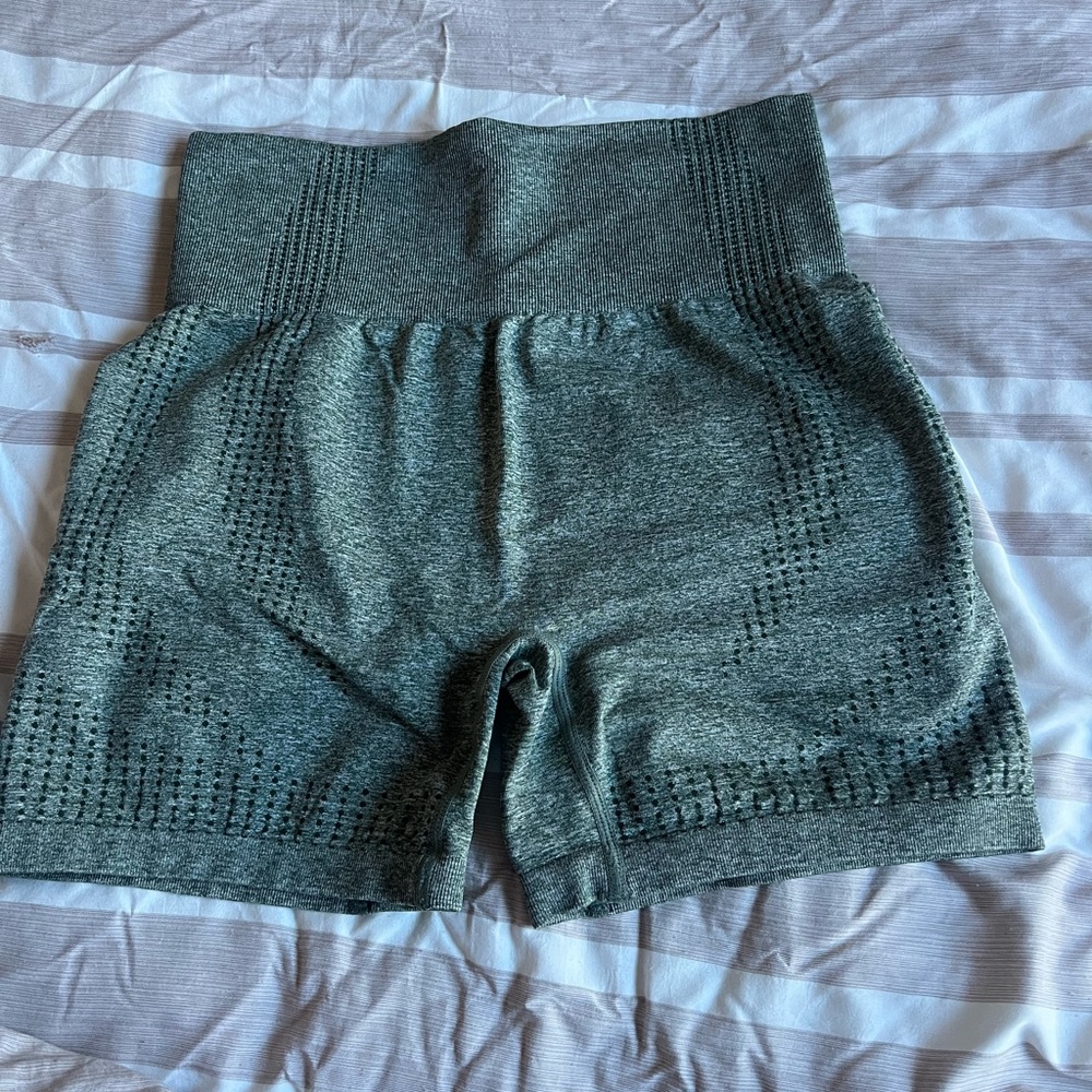 Green Women's High-Waisted Shorts
